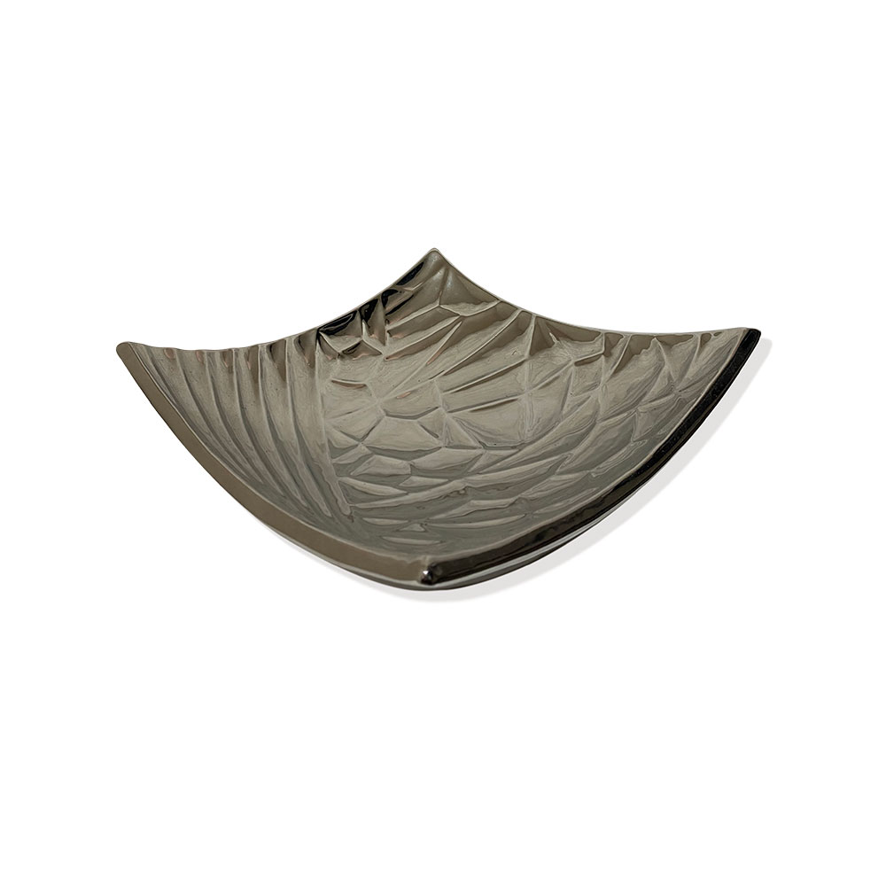 Ambienti Glamour centro tavola ceramica argento
