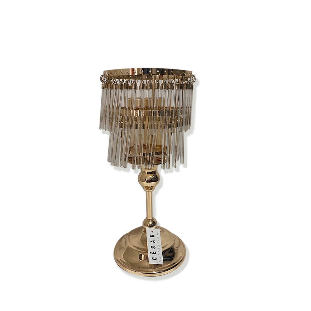 Cesar Collection candeliere metallo color oro