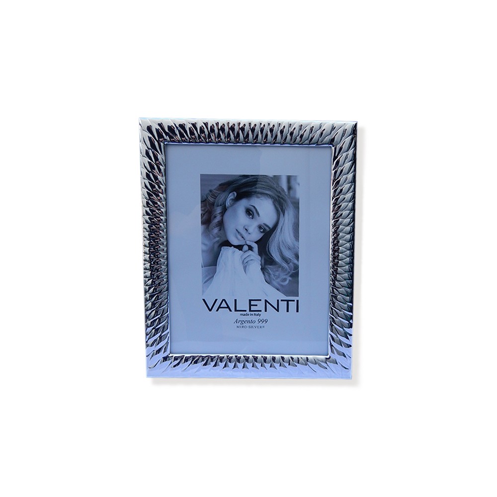 Cornice in argento decoro pettine