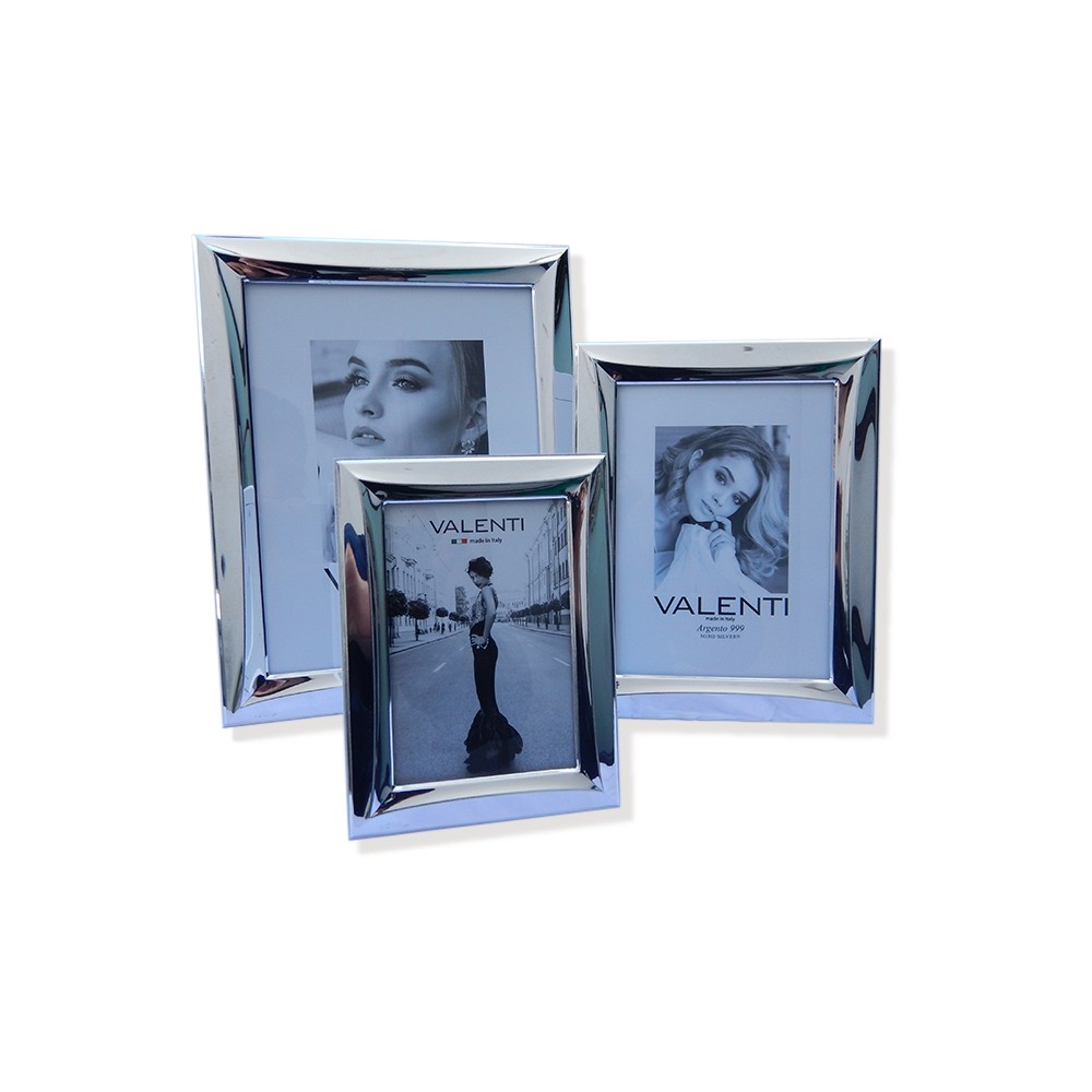 Tris cornici in argento
